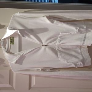 Vintage Juicy Couture Velour White zip ip